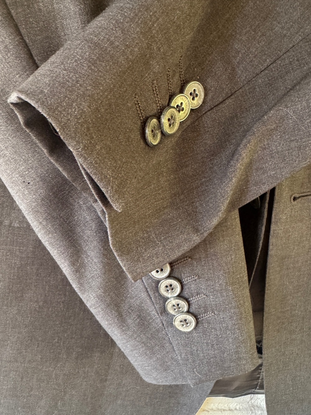 VALENTINO Virgin Wool Single Breasted Two Button Suit Coat Blazer - Mens 50 (IT) - Picture 9 of 16